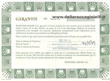 certificato rolex da stampare|GARANZIA ROLEX .